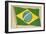 Flag of Brazil-null-Framed Art Print