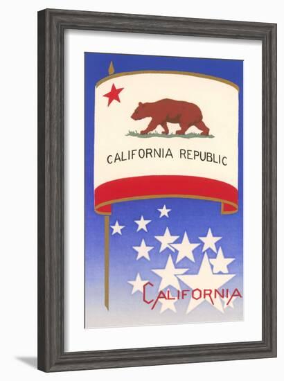 Flag of California-null-Framed Art Print