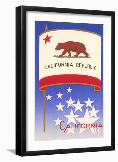 Flag of California--Framed Art Print