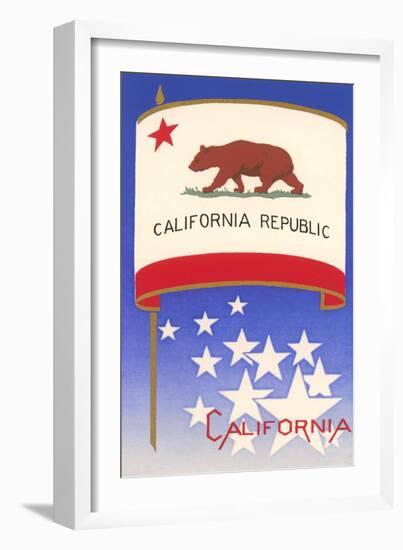 Flag of California-null-Framed Art Print