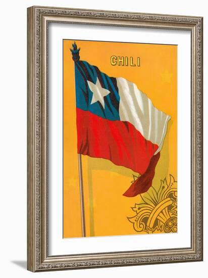 Flag of Chile-null-Framed Art Print