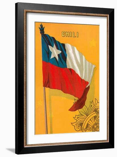 Flag of Chile-null-Framed Art Print