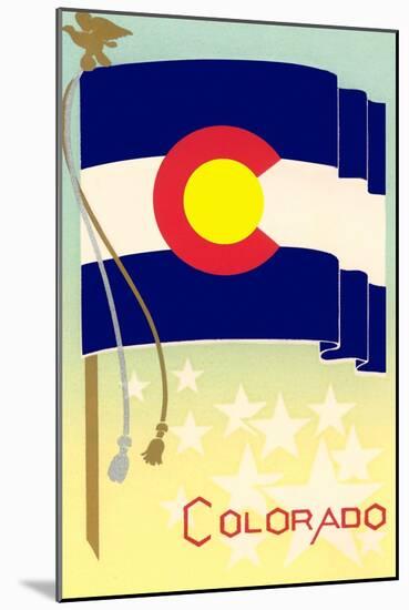 Flag of Colorado-null-Mounted Art Print