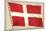 Flag of Denmark-null-Mounted Art Print
