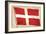 Flag of Denmark-null-Framed Art Print