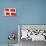 Flag of Denmark-null-Premium Giclee Print displayed on a wall