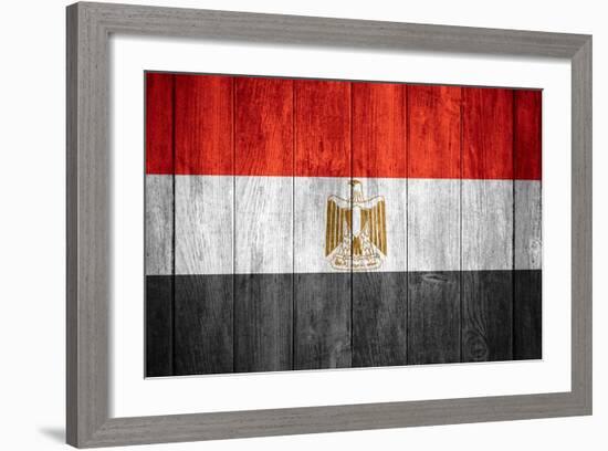 Flag Of Egypt-Miro Novak-Framed Art Print