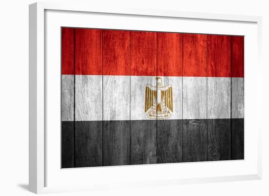 Flag Of Egypt-Miro Novak-Framed Art Print