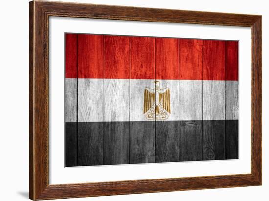 Flag Of Egypt-Miro Novak-Framed Art Print