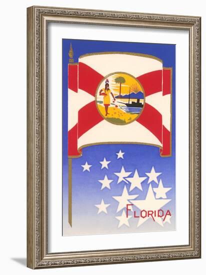 Flag of Florida-null-Framed Art Print