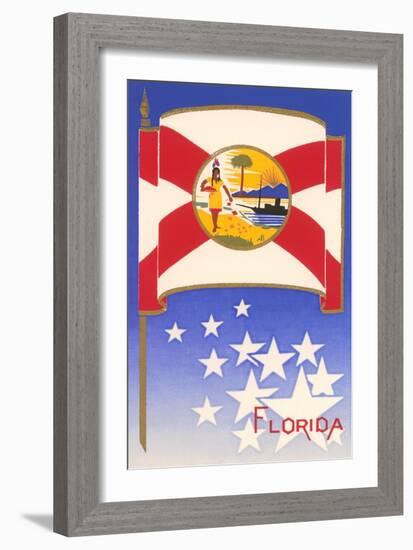 Flag of Florida-null-Framed Art Print