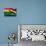 Flag Of Ghana-Yuinai-Art Print displayed on a wall