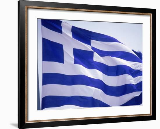 Flag of Greece-Barry Winiker-Framed Photographic Print