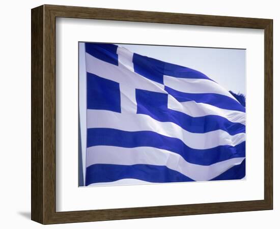 Flag of Greece-Barry Winiker-Framed Photographic Print