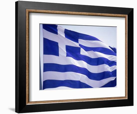 Flag of Greece-Barry Winiker-Framed Photographic Print