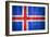 Flag Of Iceland-Miro Novak-Framed Art Print