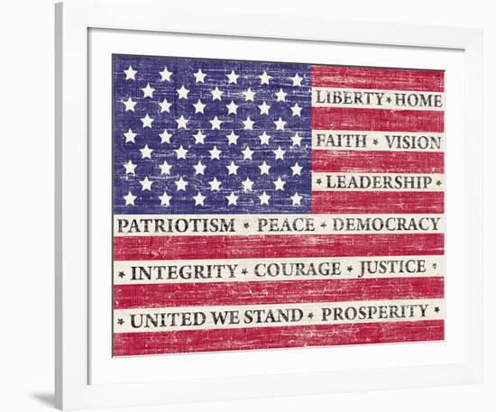 Flag of Inspiration-Maria Mendez-Framed Art Print