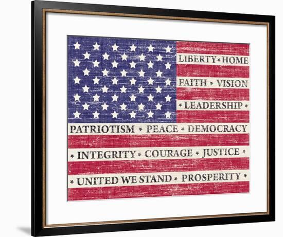 Flag of Inspiration-Maria Mendez-Framed Art Print