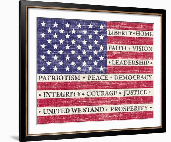 Flag of Inspiration-Maria Mendez-Framed Art Print