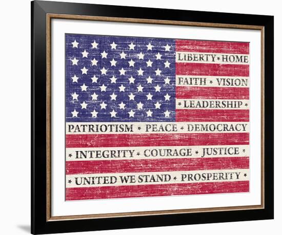 Flag of Inspiration-Maria Mendez-Framed Art Print