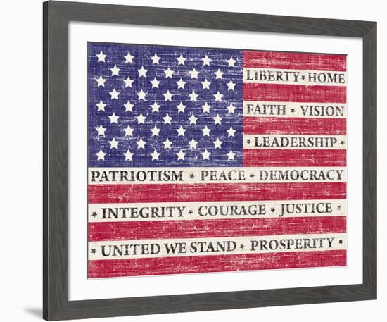 Flag of Inspiration-Maria Mendez-Framed Art Print