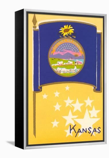 Flag of Kansas-null-Framed Stretched Canvas