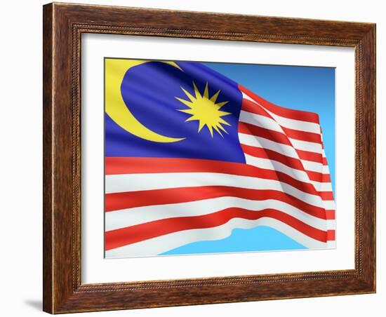 Flag Of Malaysia-bioraven-Framed Art Print