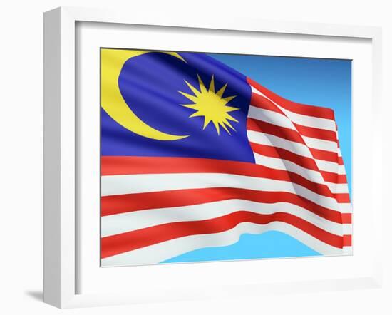 Flag Of Malaysia-bioraven-Framed Art Print