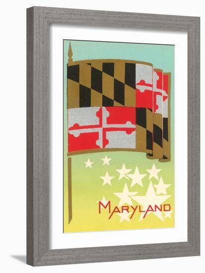 Flag of Maryland-null-Framed Art Print