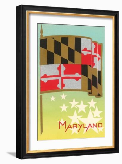 Flag of Maryland-null-Framed Art Print