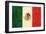 Flag of Mexico-null-Framed Art Print