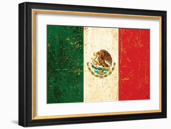 Flag of Mexico-null-Framed Art Print