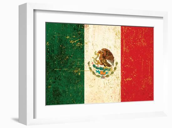 Flag of Mexico-null-Framed Art Print