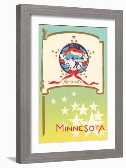 Flag of Minnesota-null-Framed Art Print