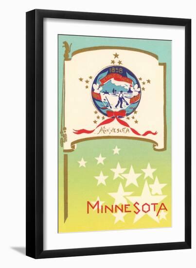 Flag of Minnesota-null-Framed Art Print