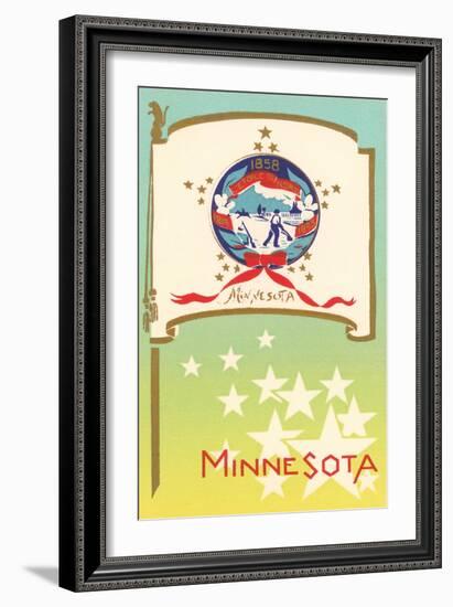 Flag of Minnesota-null-Framed Art Print