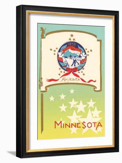 Flag of Minnesota-null-Framed Art Print