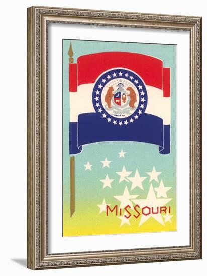 Flag of Missouri-null-Framed Art Print