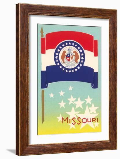 Flag of Missouri-null-Framed Art Print