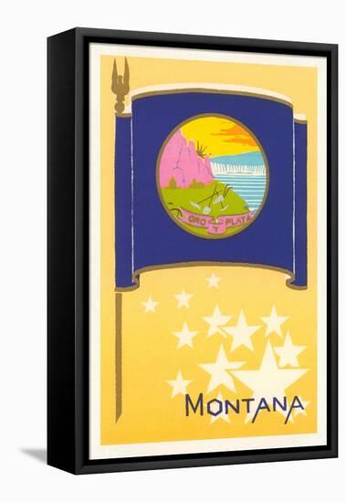 Flag of Montana-null-Framed Stretched Canvas