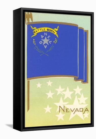 Flag of Nevada-null-Framed Stretched Canvas