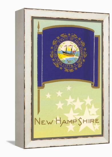 Flag of New Hampshire-null-Framed Stretched Canvas