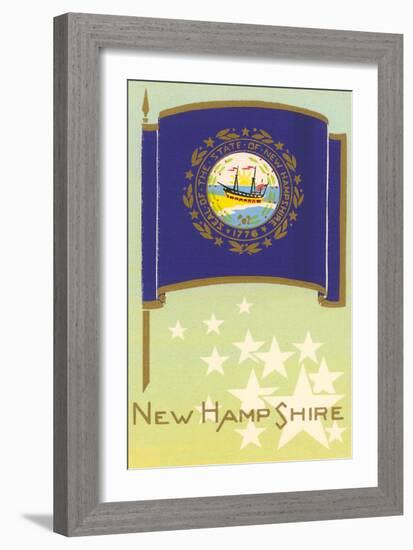 Flag of New Hampshire-null-Framed Art Print