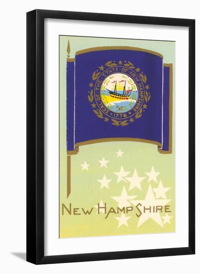 Flag of New Hampshire-null-Framed Art Print