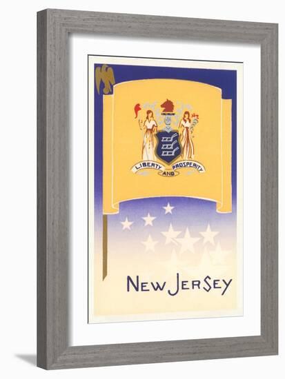 Flag of New Jersey-null-Framed Art Print
