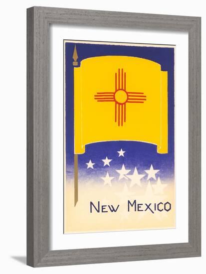 Flag of New Mexico-null-Framed Art Print