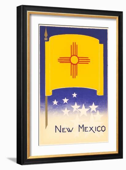 Flag of New Mexico-null-Framed Art Print