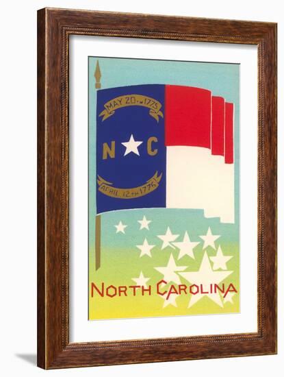 Flag of North Carolina-null-Framed Art Print