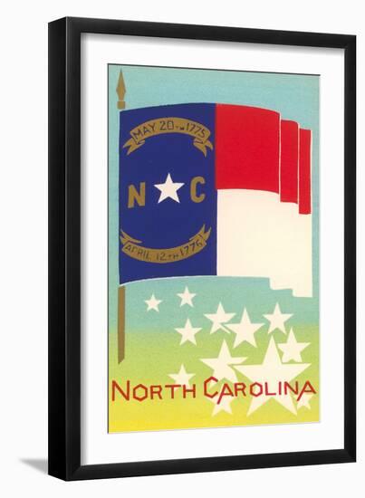 Flag of North Carolina-null-Framed Art Print