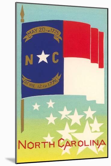 Flag of North Carolina-null-Mounted Art Print
